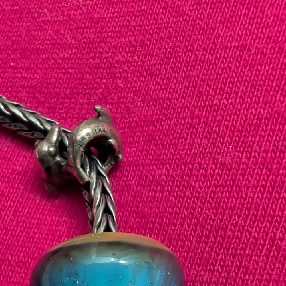 Trollbeads Sterling Silver Dolphin Bracelet.
